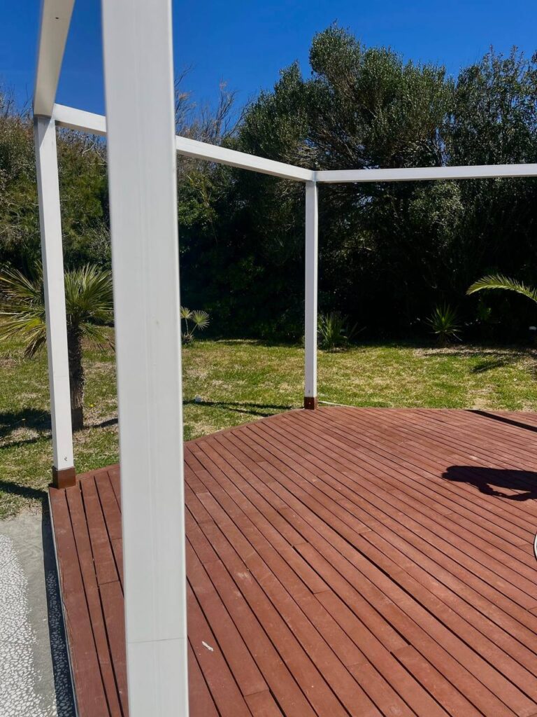 Struttura in ferro zincata a caldo per gazebo